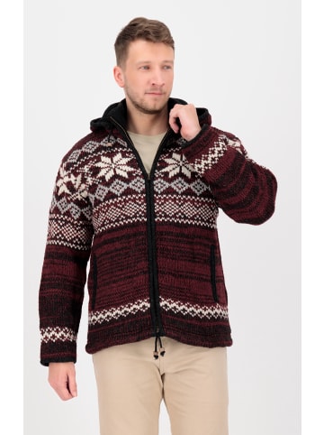 DEPROC Active Strickfleecejacke LHOTSE  in Rot