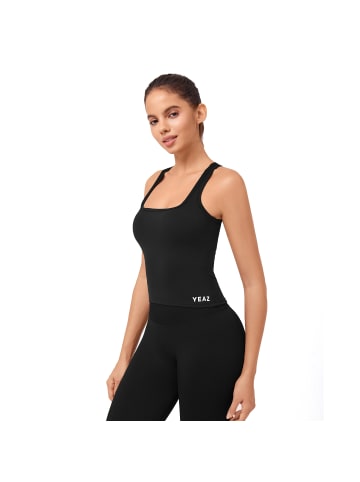 YEAZ CRUSH Top in schwarz