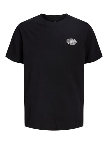 JACK & JONES Junior T-Shirt Rundhals Kurzarm Backprint Jjlegacy in black