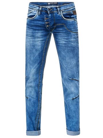 Rusty Neal Jeans Hose "RUBEN" Blue Used in Blau