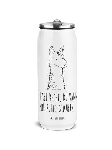 Mr. & Mrs. Panda Thermosflasche Lamakopf Genervt mit Spruch in Weiß