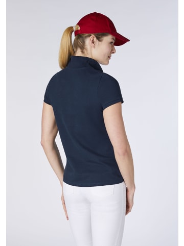 Polo Sylt Poloshirt mit Label-Stickerei in Blau