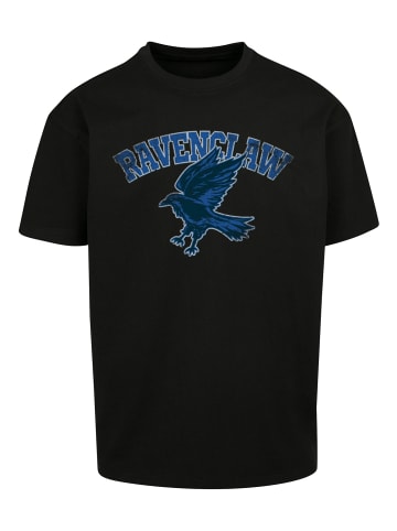 F4NT4STIC Heavy Oversize T-Shirt Harry Potter Ravenclaw Sport Emblem in schwarz