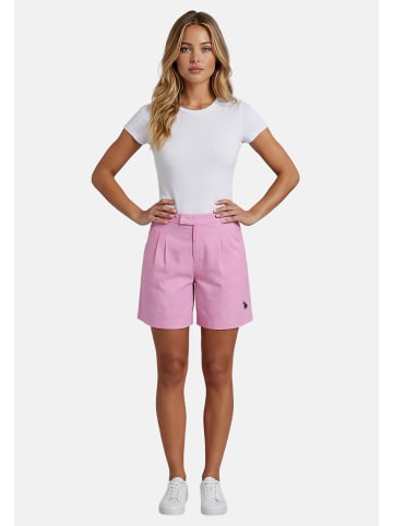 U.S. Polo Assn. U.S. POLO ASSN. Damen Leinenshorts P047 in Pink