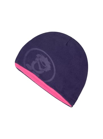Trollkids Mütze Finnmark in dark pink