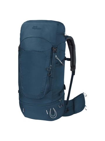 Jack Wolfskin Highland Trail M 55+5 - Trekkingrucksack 60L 76 cm (dark sea) in dark sea