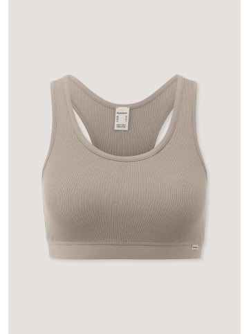 Hessnatur Bustier Racerback in mandelbraun
