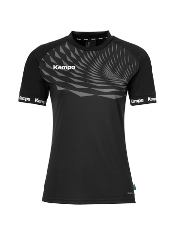 Kempa Trainings-T-Shirt WAVE 26 WOMEN in schwarz/anthra