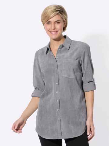 WITT WEIDEN Longbluse in steingrau