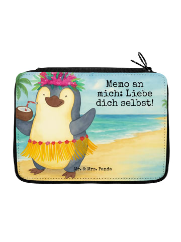 Mr. & Mrs. Panda Schulmäppchen Pinguin Kokosnuss Design mit Spruch in Weiß