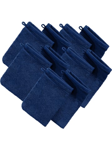Erwin Müller Frottier Waschhandschuh 10er-Pack Heidelberg in marine