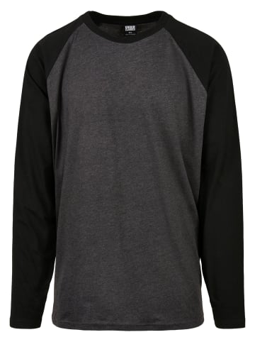 Urban Classics Longsleeves in charcoal/black