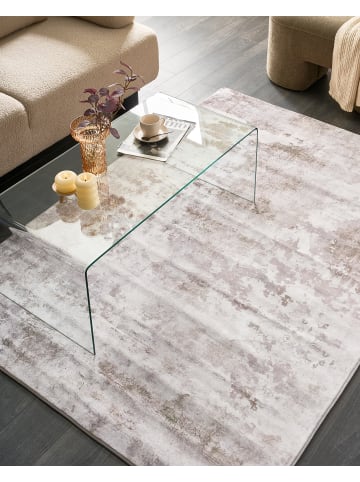 Beliani Kurzflor ARAPGIR in Beige - (W) 140 x (L) 200 cm