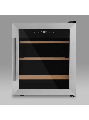 Les Petits Champs Weinkühlschrank15 Flaschen CAVC15 Silber Energieklasse G