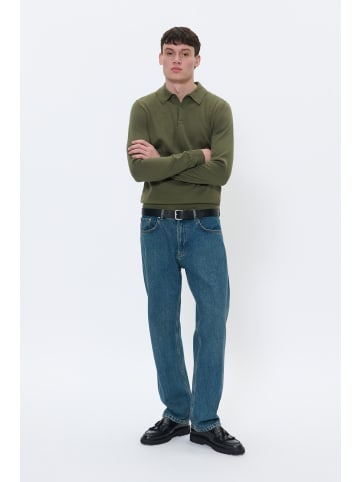 Matinique Strickpullover MAklint Gerade Passform in Olive Night