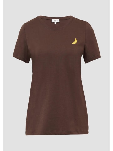 s.Oliver T-Shirt in 88D4_mokka