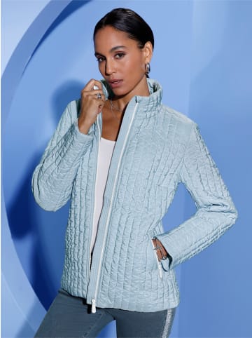 creation L Jacke in hellblau-ecru