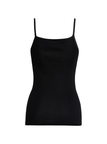 Con-ta Baumwolle, Feinripp Unterhemd 4er-Pack in schwarz