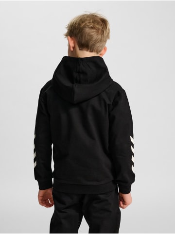 Hummel Kapuzenpullover Hmljr Logo Lebensstil Kinder in BLACK