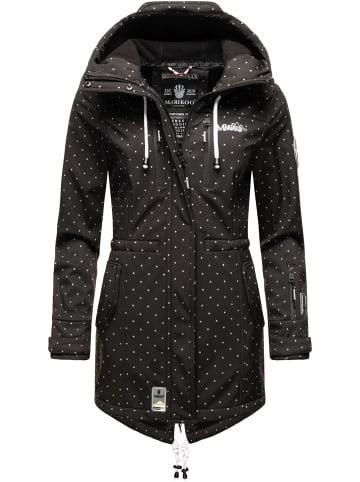 Marikoo Funktionsmantel Zimtzicke in Black Dots