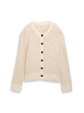 Tom Tailor Pullover in sand stone beige melange