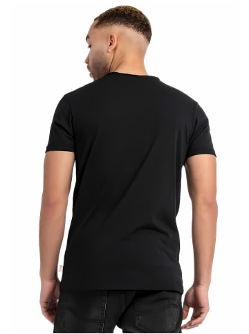 Lonsdale T-Shirt "Stanydale" in Schwarz