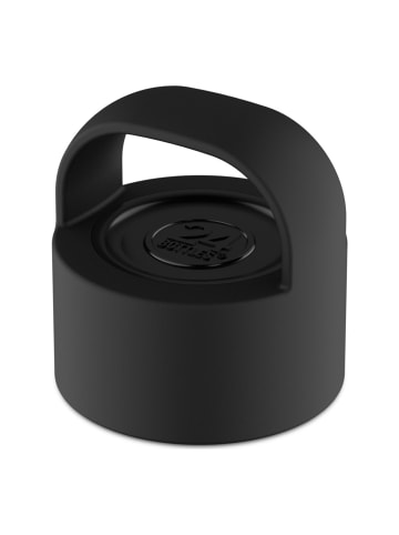 24Bottles 24Bottles Spin Lid Trinkflaschenverschluss 8 cm in black