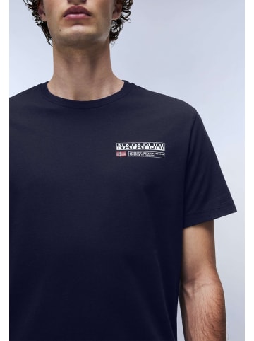 Napapijri T-Shirt "S-Kasba" in Blau