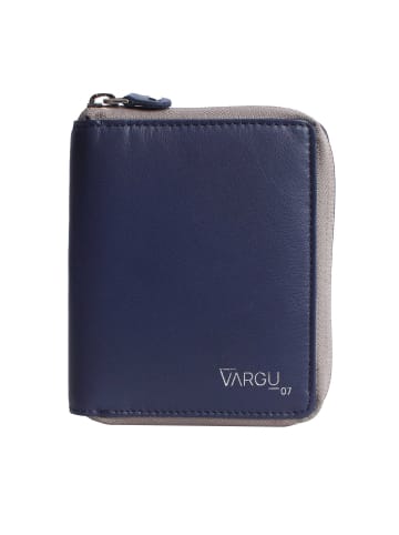 VARGU Echtleder Geldbörse WENS 1-A in purple - grey