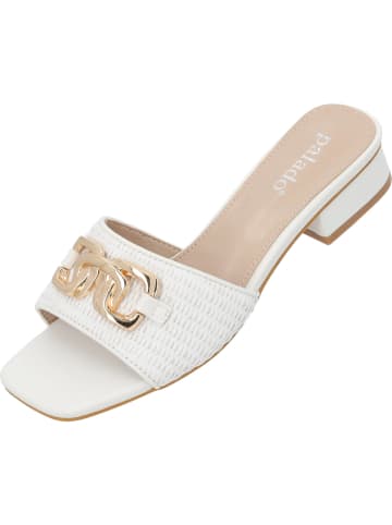 palado Pantoletten in white