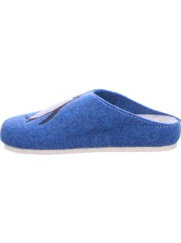 Tofee Pantoffel in blau