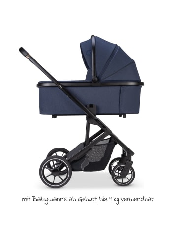 Osann Kombi-Kinderwagen Juntos bis 22 kg belastbar in blau,schwarz