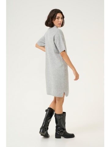 Kaffe Strickpullover KAsylvie Loose fit in Grey Melange