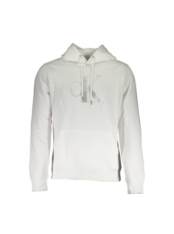 Calvin Klein Weißer Baumwoll-Pullover