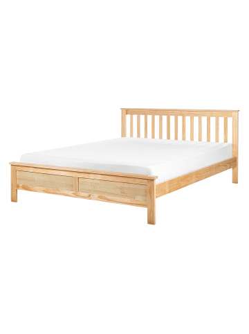 Beliani Doppelbett MAYENNE in Braun - (W) 149 x (H) 88 x (L) 208 cm
