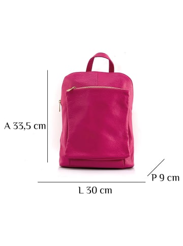 Florence Leder Cityrucksack Florence Rucksack tan, hellbraun ca. 30cm