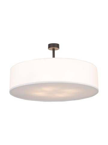 Licht-Erlebnisse Deckenlampe Ø 60 x (H)38 cm in Chrom Weiß