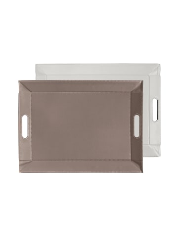 FREEFORM Wendetablett DUO in Weiss/Taupe - 55 x 41 cm