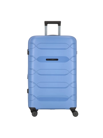 Polestream Strz by Asteroid 4 Rollen Trolley L 74 cm mit Dehnfalte in ice blue