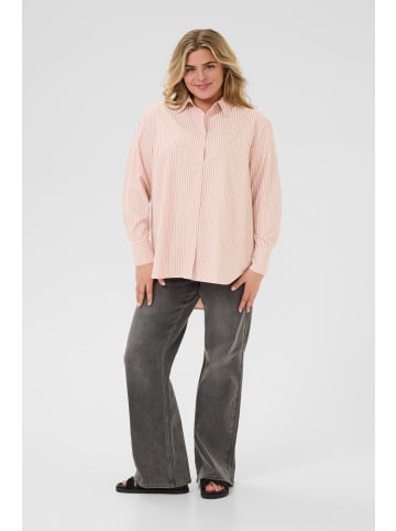 KAFFE curve Langarm - Hemd KCvicta Loose fit in Lotus Stripe