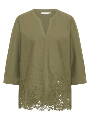 Eterna Bluse LOOSE FIT in olive