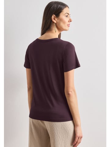Street One T-Shirt in aubergine
