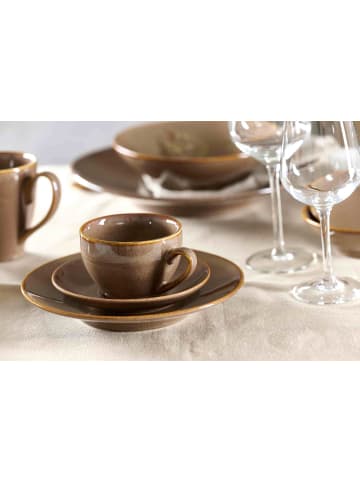 Ritzenhoff & Breker 4er Set Kaffeebecher Sahara 400 ml in Dunkelbraun