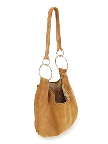 Harpa Schultertasche ISLA in sunset camel