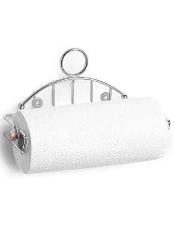 Zeller Papierhandtuchhalter - Chromstahl in Silbern, (B) 12,5 x (H) 14,5 x (L) 28 cm