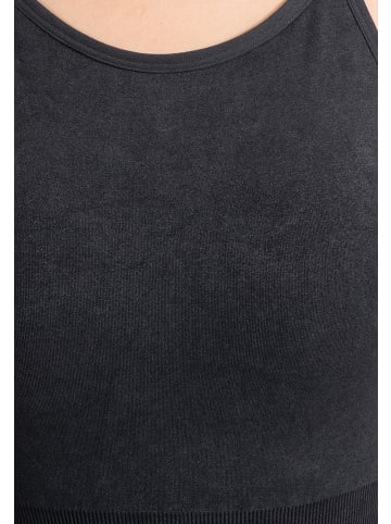 SMILODOX Top Batik Acid Vera in Schwarz