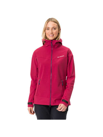Vaude WOMENS ALL YEAR ELOPE SOFTSHELL JACKET in Rot