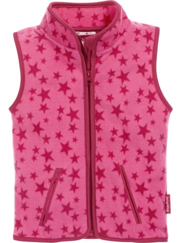 Playshoes Weste "Fleece-Weste Sterne" in Pink