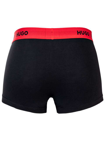 HUGO Boxershort 3er Pack in Schwarz/Weiß/Rot
