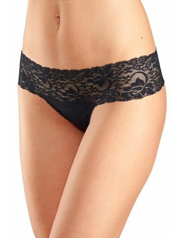 Vivance by Lascana String in beige, schwarz, weiß
